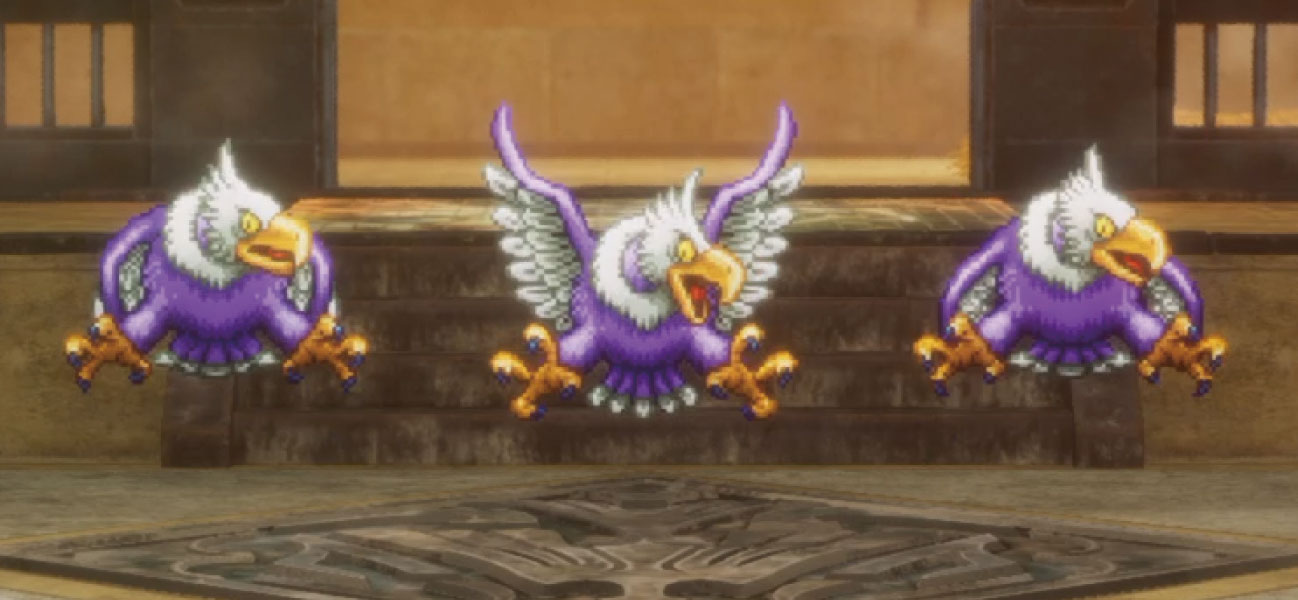 HD-2D版ドラクエ2「ヘルコンドル×3」