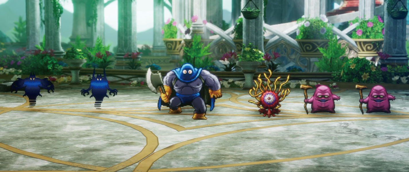 HD-2D版ドラクエ2「シャドー＆エリミネーター＆あくまのめだま＆きめんどうし」