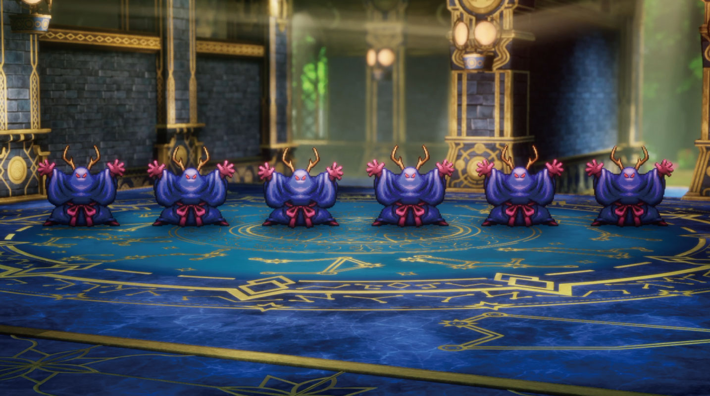 HD-2D版ドラクエ2「ホーンウィザード×6」