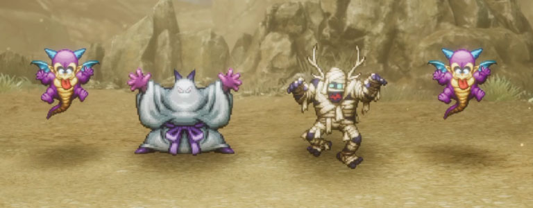 HD-2D版ドラクエ2「ルナティックマージ＆シザース＆グレムリン」