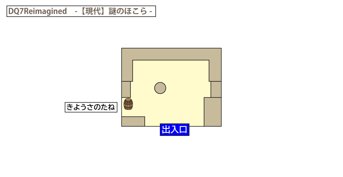 ドラクエ7リイマジンド「謎のほこら」のマップ