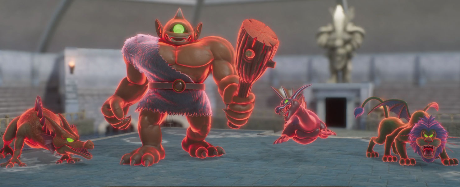 修羅の道・急の道三回戦「魔界の四魔神獣」